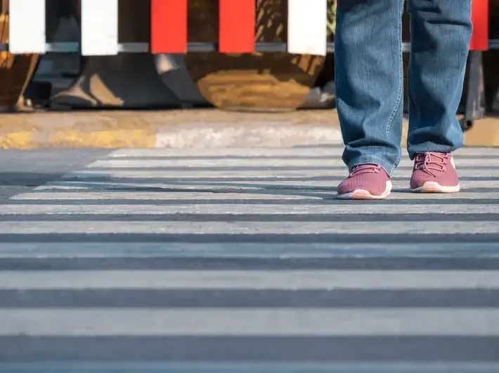 San Tan Valley pedestrian fatality claim file with insurance records, police report, and witness notes from a suburban retail corridor